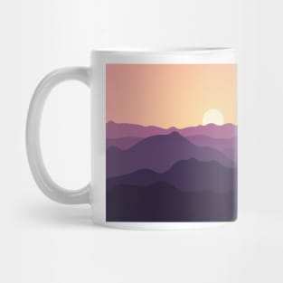 Purple mountains Mug